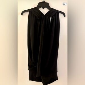 Black Express Halter Neck Top Large